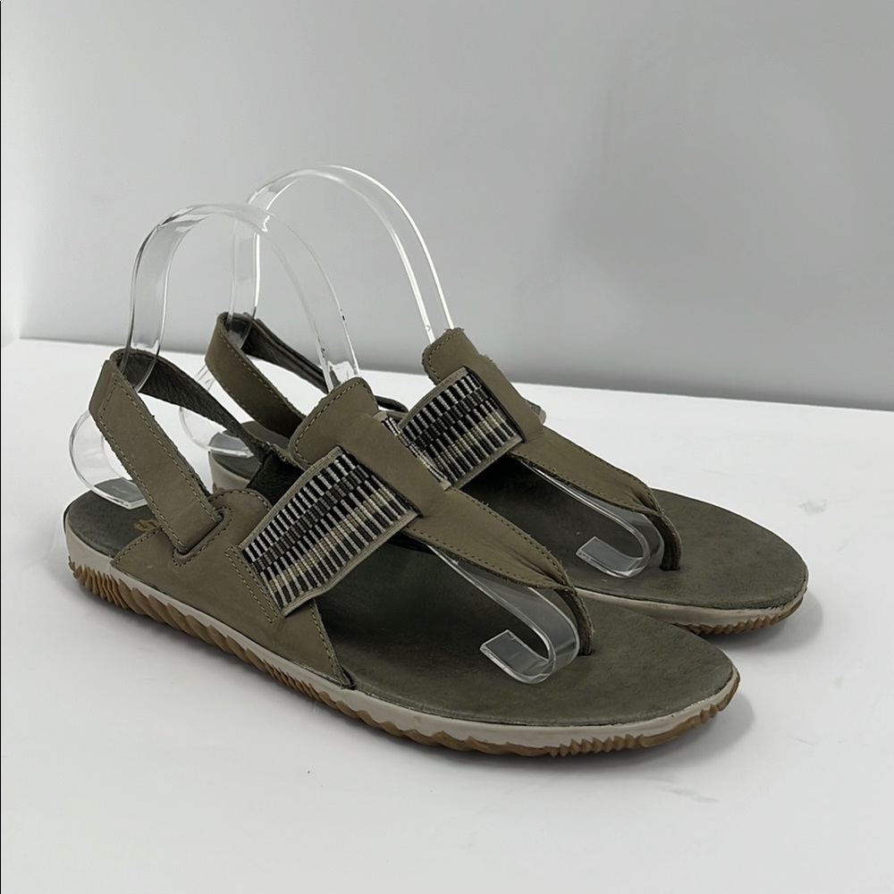 Sorel Olive Green Sandals